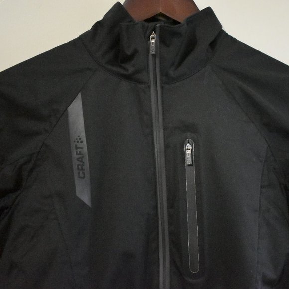 NWT Craft Sportswear Stride Rain Jacket Waterproof Wm's S Black - Picture 4 of 16